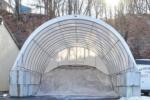 38'Wx100'Lx19'H wall mount quonset building